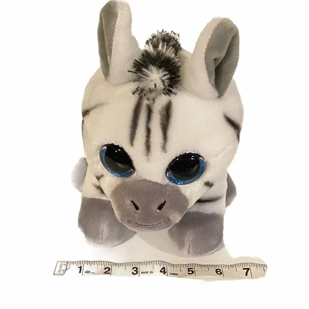 TY Stripes Velvety White‎ Zebra Plus Toy